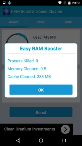 RAM Booster Speed Cleaner скриншот 2