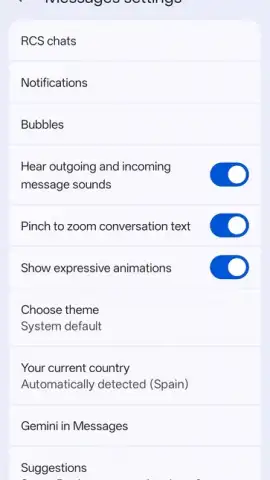 Google Messages скриншот 16