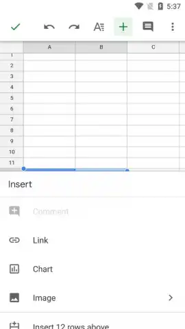 Google Sheets скриншот 4