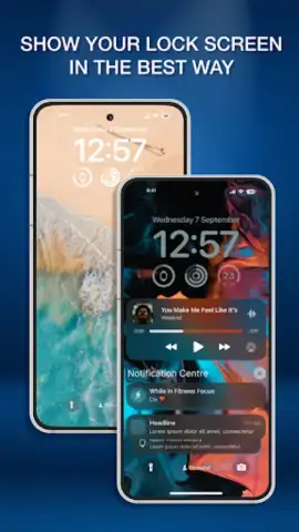 Lock Screen iOS 16 скриншот 8