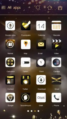 Gold Rush GOLauncher EX Theme скриншот 3