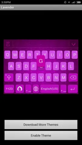 Lavender iKeyboard Theme скриншот 4