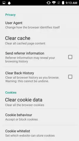 Orweb: Private Web Browser скриншот 5