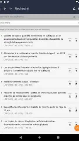 Application Prescrire скриншот 5
