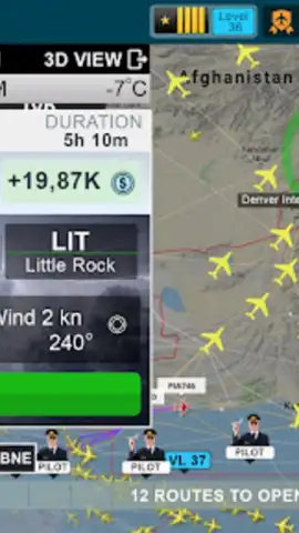 Airplane Flying Pilot Games скриншот 2