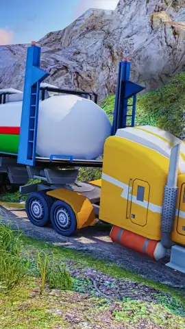 Oil Tanker Transport Offroad Truck Driver скриншот 3