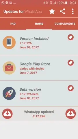 Updates for WhatsApp скриншот 1