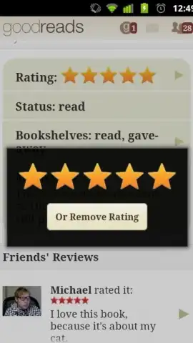 Goodreads скриншот 5