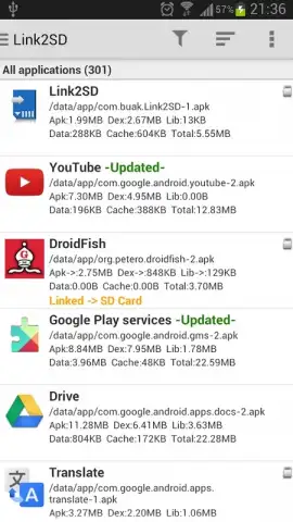 Link2SD скриншот 3
