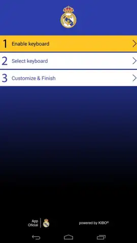 Real Madrid Official Keyboard скриншот 4