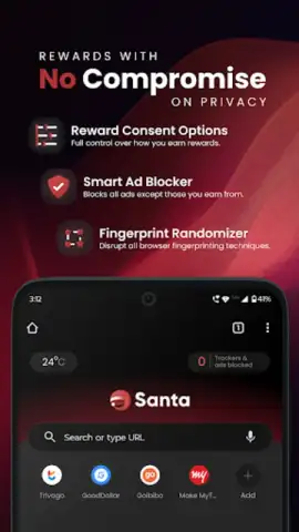 Santa Browser скриншот 2