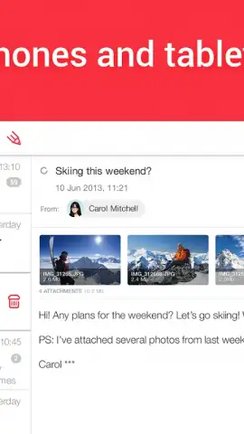 myMail скриншот 2