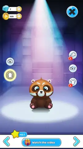 Pu - Cute giant panda bear скриншот 2