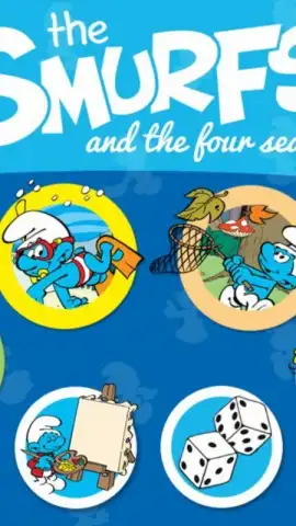 Smurfs and the four seasons скриншот 9