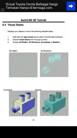 Autocad 2007 3D Tutorial скриншот 9