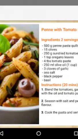 Pasta Rezepte скриншот 7
