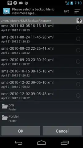 SMS Backup and Restore скриншот 3