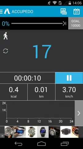 Accupedo Pedometer скриншот 5
