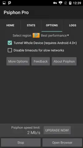 Psiphon Pro скриншот 8