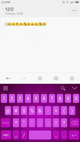Lavender iKeyboard Theme скриншот 2