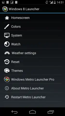 Metro UI Launcher 8.1 скриншот 10