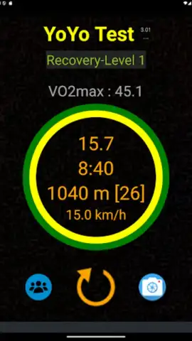 Yo-Yo Test скриншот 11