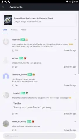 Webnovel скриншот 2