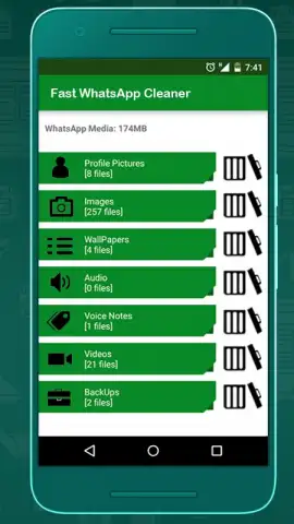 Fast WhatsApp Cleaner скриншот 1
