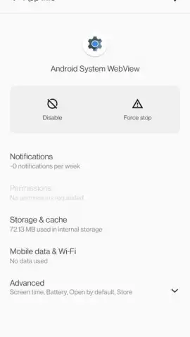 Android System WebView скриншот 11