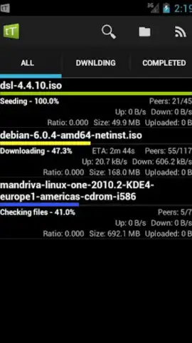 tTorrent Lite скриншот 1