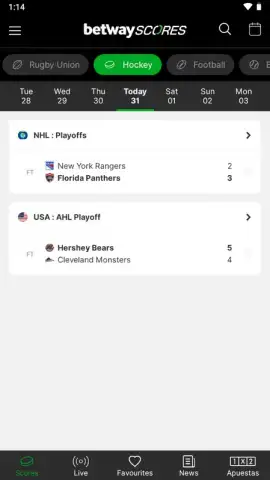 Betway Scores скриншот 7