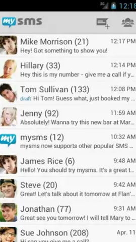 mysms - SMS anywhere скриншот 3