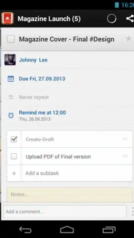 Wunderlist скриншот 4