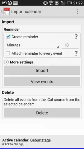 iCal Import/Export 2.4 скриншот 6