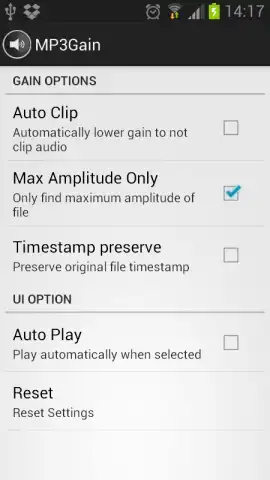 MP3Gain скриншот 1