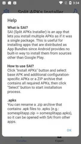 Split APKs Installer (SAI) скриншот 4
