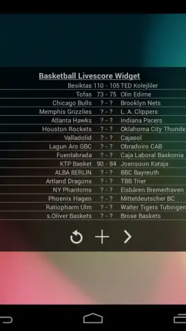 Basketball Livescore Widget скриншот 22