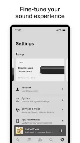 Sonos скриншот 2