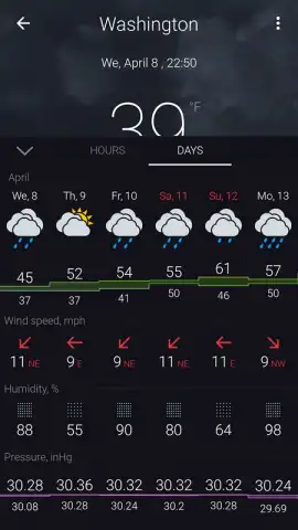 Gismeteo скриншот 2