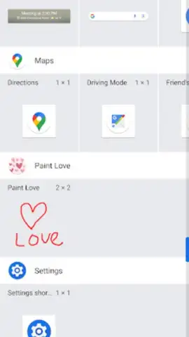 Paint Love - widget for couple скриншот 2
