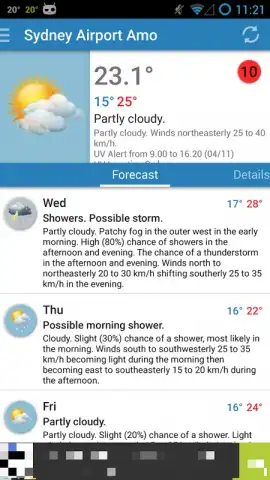 Au Weather Free скриншот 10