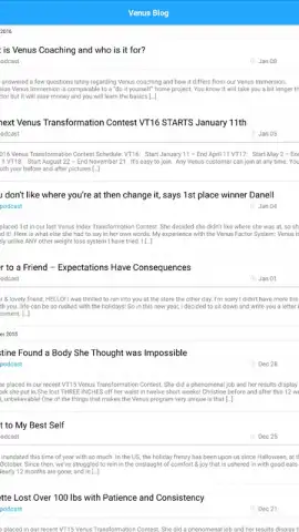 Venus Index Mobile скриншот 8