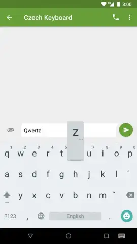Czech Diacritic Keyboard скриншот 1