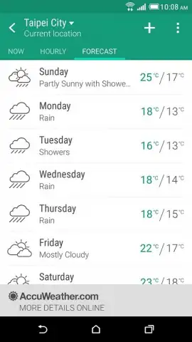 HTC Weather скриншот 1