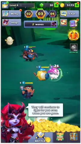 Tap Heroes скриншот 1