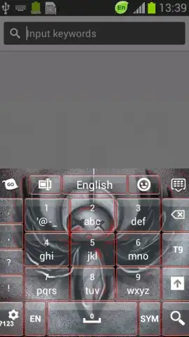 Emo Angel Keyboard скриншот 1