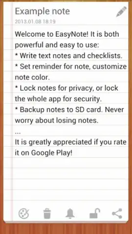 Bloc EasyNote Notepad скриншот 3