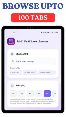 TabX: Multi Screen Browser скриншот 6