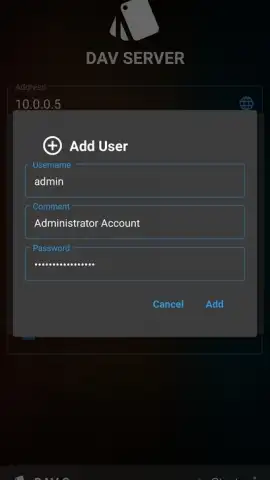 WebDav Server скриншот 1