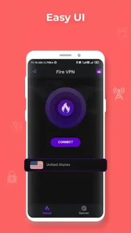 Fire VPN - Vpn Proxy Browser скриншот 1